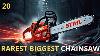 20 Rarest American Dangerous Fastest Big Chainsaws