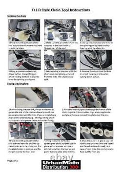 Chain Splitter Breaker Riveter DID Style Fits Gas-Gas 125 TXT Trial Pro 05-10