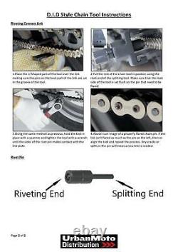Chain Splitter Breaker Riveter DID Style Fits Gas-Gas 125 TXT Trial Pro 05-10