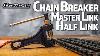 How To Use A Chain Breaker Tool Master Link And Half Link Tutorial