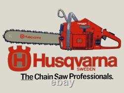 Husqvarna The Chain Saw Professionals NEW Sign 18 x 24 USA STEEL