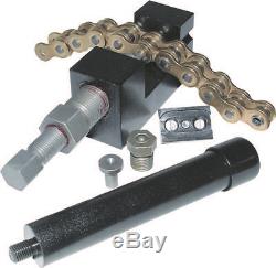Motion Pro Jumbo Chain Tool 08-0135 Chain Breaker and Quad Stake Rivet Kit Comb
