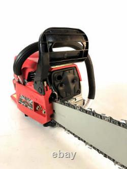 Petrol Chainsaw Heavy Duty 20 52cc Saw Cutter With Cover 2.2kw FREE SPARECHAIN