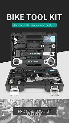 Professional Bicycle Repair Tools 18 In 1 Cycling Multitool Chain Pedal Wrench
