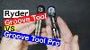 Ryder Groove Tool Vs Groove Tool Pro With Chain Breaker
