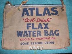 VTG Original ATLAS KANSAS BIG CHIEF INDIAN Water Bag Souvenir Hot Rat Rod 60S 50