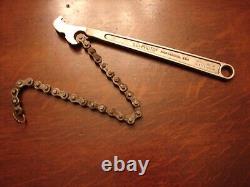 Vintage Proto Professional 801 Chain Wrench TOOL USA 12 Chain Great Condition