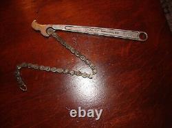 Vintage Proto Professional 801 Chain Wrench TOOL USA 12 Chain Great Condition