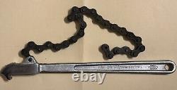 Vtg PROTO Professional USA 801 Chain Wrench, Drop Forged Steel 12 L