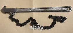 Vtg PROTO Professional USA 801 Chain Wrench, Drop Forged Steel 12 L