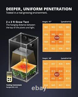 2024 XS1500 Pro LED Grow Light avec nouvelle lentille de génération, chaîne de marguerites à gradation complète