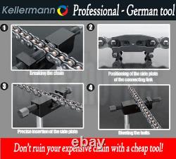 Kellermann KTW 2.5 Outil professionnel de découpe / rivetage / séparation de chaîne pour Yama