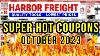 Offres De Coupons Super Chauds Harbor Freight Octobre 2023 Avant La Vente Du Parking