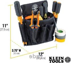 Pochette à outils professionnelle en Cordura durable et lavable avec 18 poches