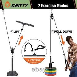 Système de poulie SERTT LAT Pulldown pour la salle de sport, machine à câble LAT et Lift améliorée